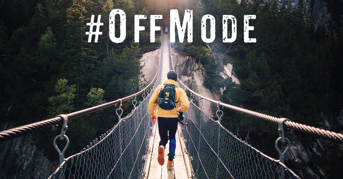 man run across bridge #offmode